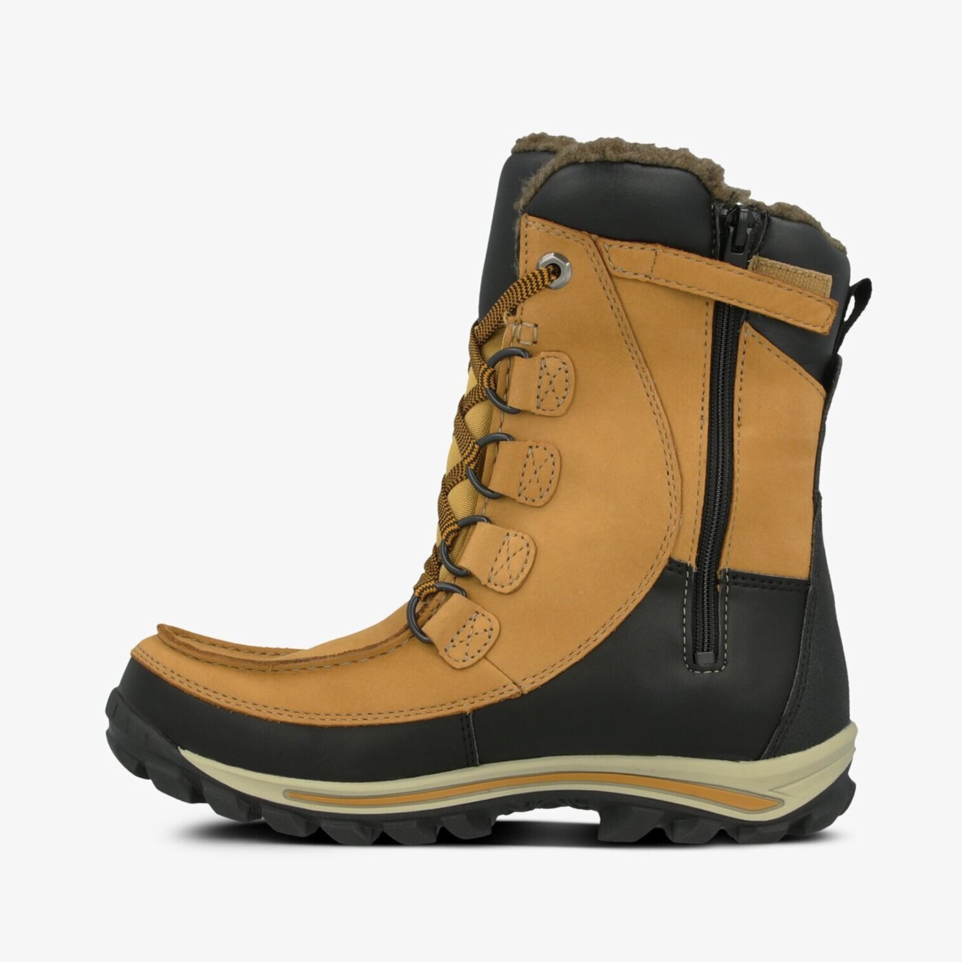 Dziecięce buty outdoor / trekkingowe TIMBERLAND CHILLBERG HP WP BOOT tb03591r2311 kolor żółty