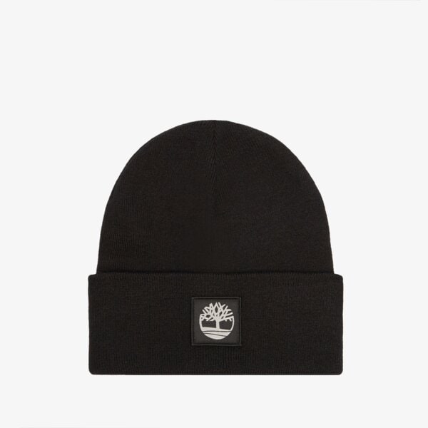 Damska czapka zimowa TIMBERLAND CZAPKA TONAL PATCH BEANIE tb0a65ja0011 kolor czarny