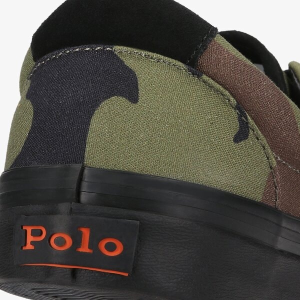 Męskie trampki POLO RL KEATON TAB SNEAKERS LOW TOP LACE  816845034001 kolor czarny