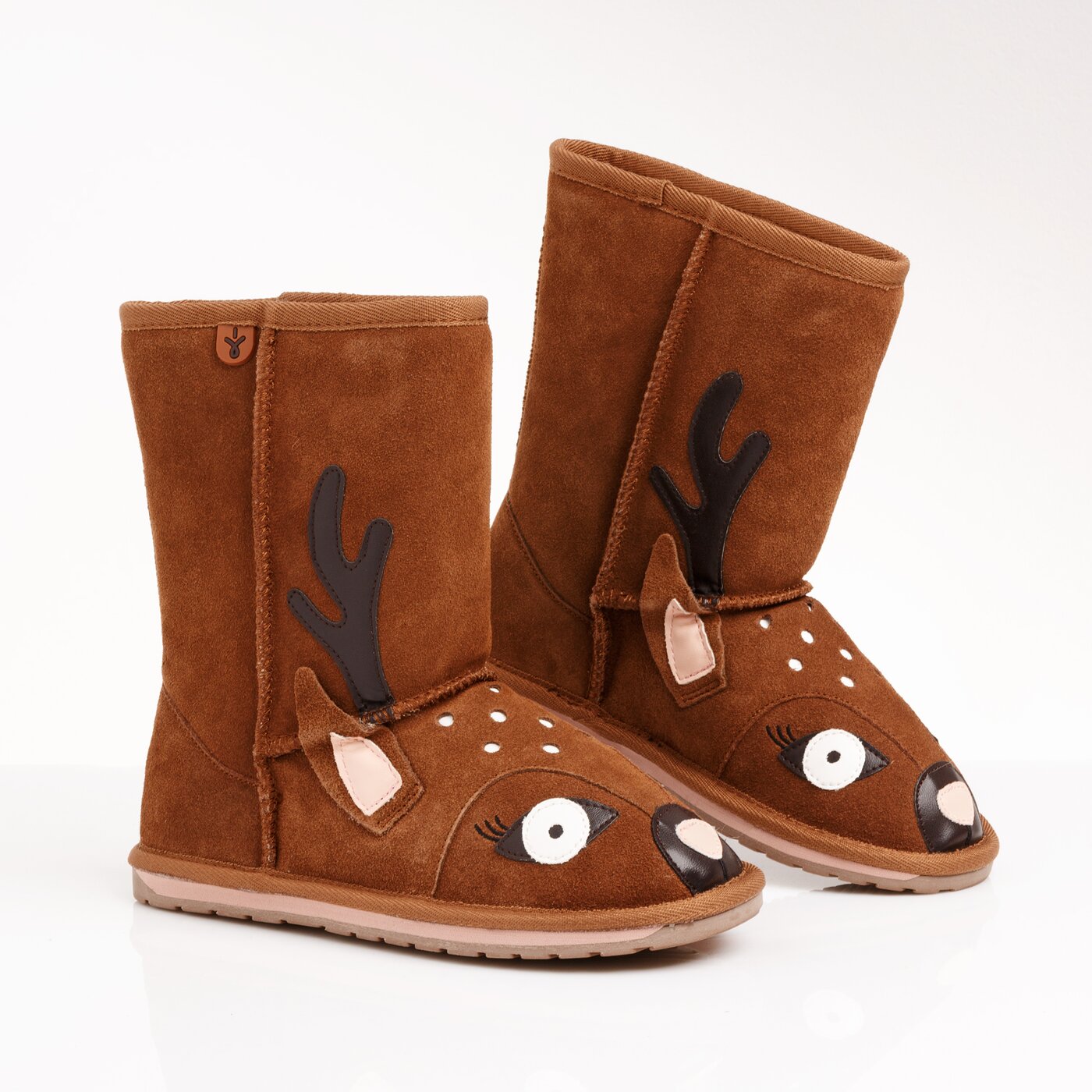 Dziecięce buty za kostkę EMU DEER k12073chestnut kolor brązowy
