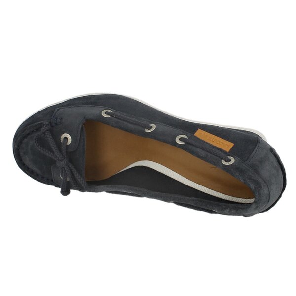 Damskie mokasyny i półbuty LACOSTE CORBON MID WEDGE 2 727srw1227003 kolor granatowy