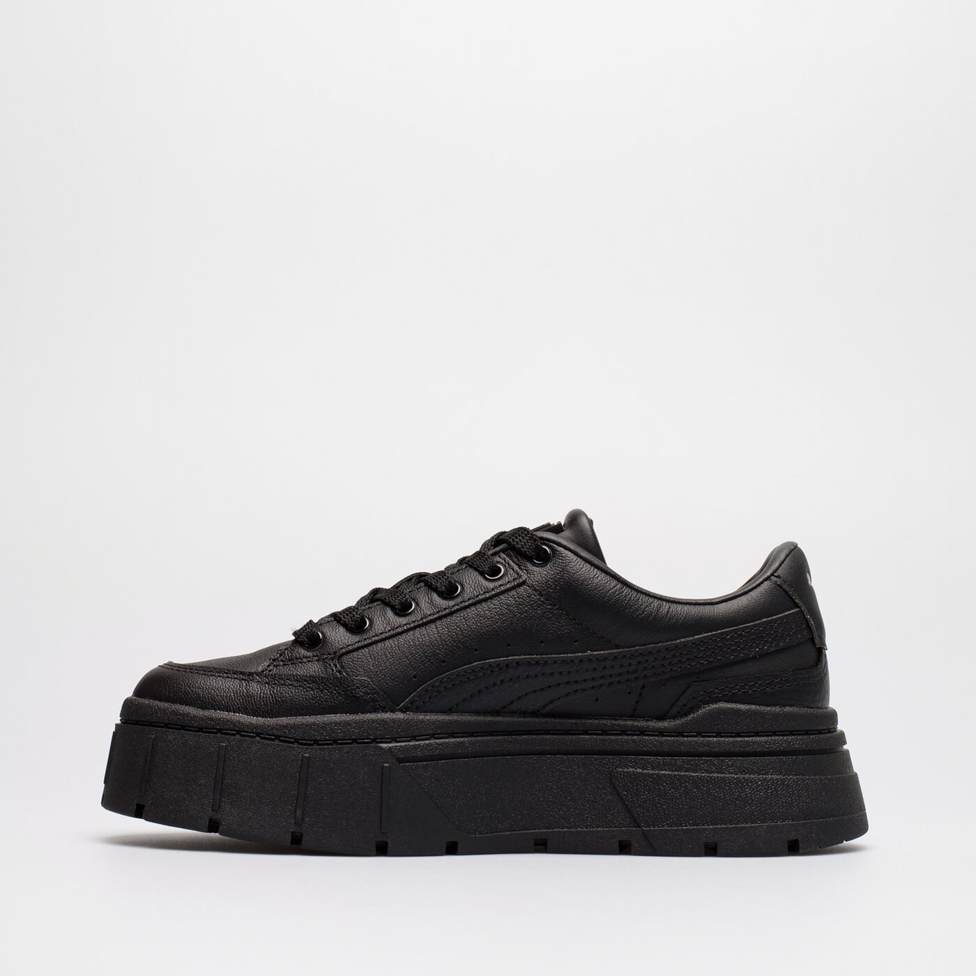 Damskie sneakersy (buty) PUMA MAYZE STACK LTHR WNS 38441202 kolor czarny