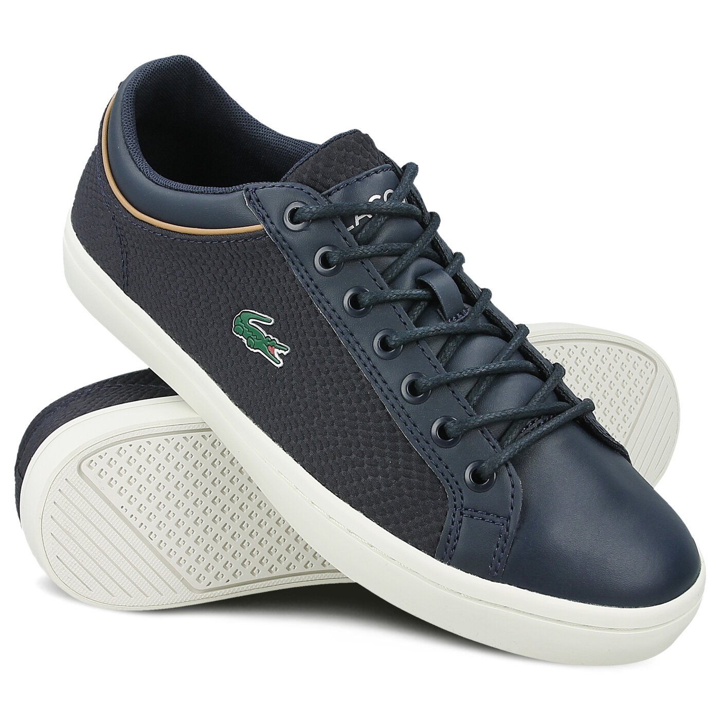 Męskie sneakersy (buty) LACOSTE STRAIGHTSET SPORT 118 3 735cam01016t3 kolor granatowy