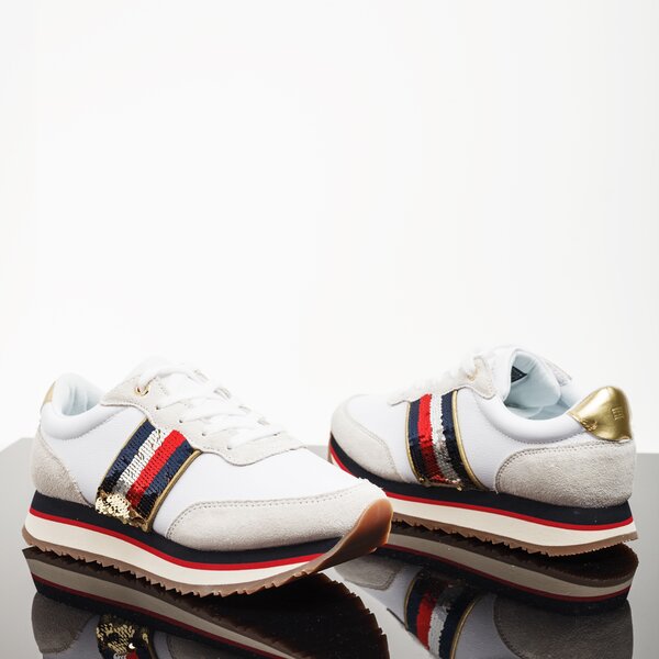 Damskie sneakersy (buty) TOMMY HILFIGER ANGEL 8C1 fw0fw03703100 kolor biały