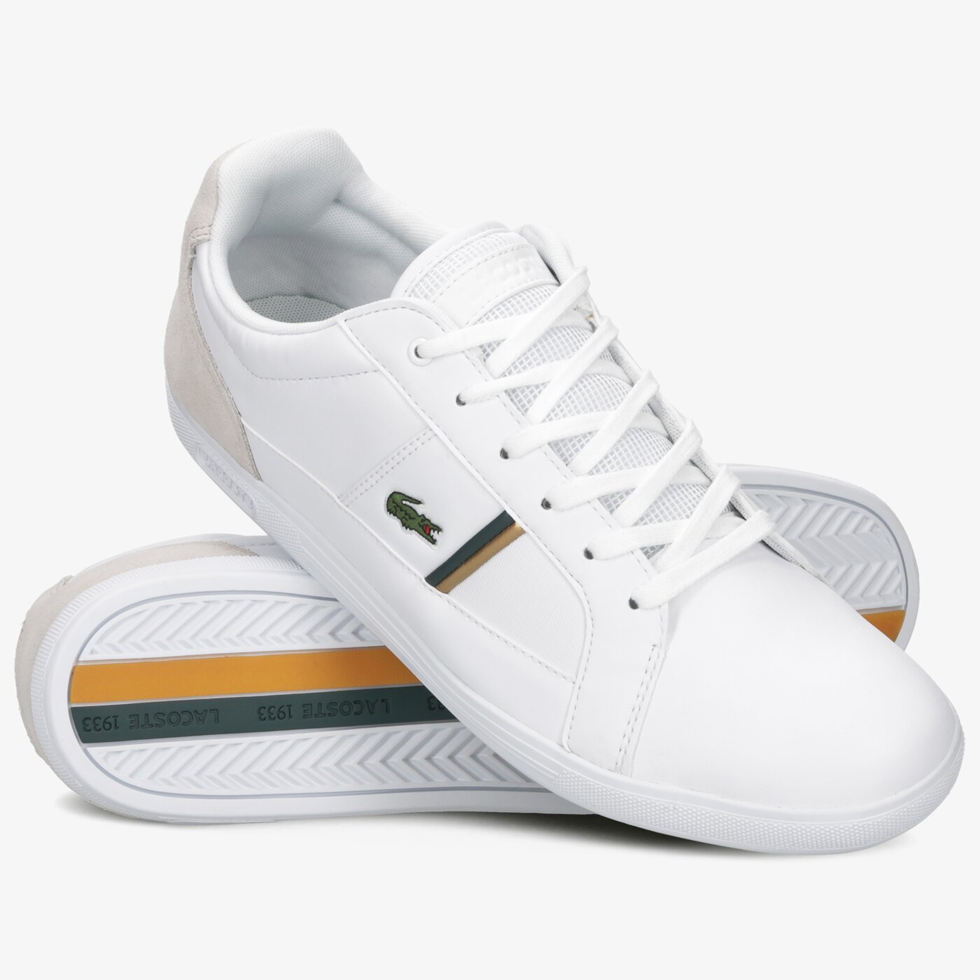 Męskie sneakersy (buty) LACOSTE EUROPA 319 1 SMA 738sma00171r5 kolor biały