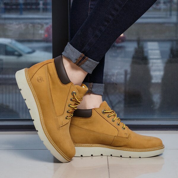 Damskie buty za kostkę TIMBERLAND KENNISTON NELLIE a1go4 kolor żółty