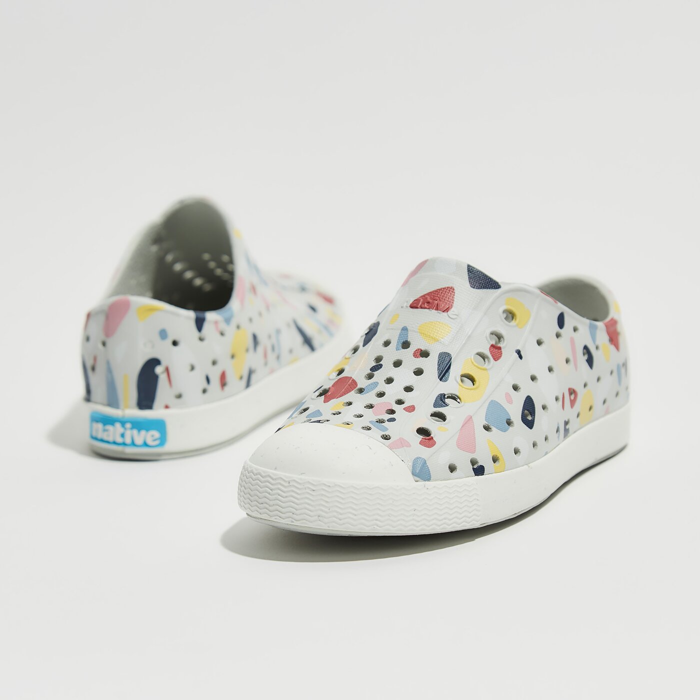 Dziecięce trampki NATIVE JEFFERSON PRINT CHILD 13100101-8964 kolor biały