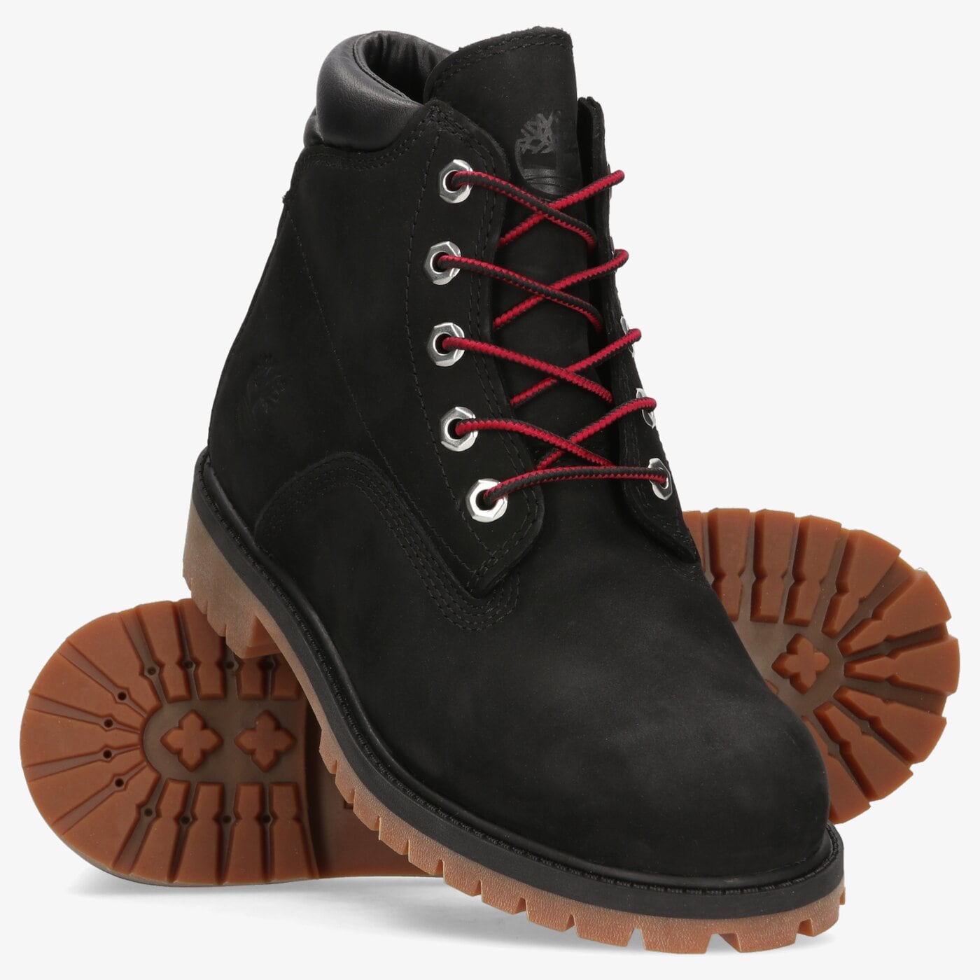 Dziecięce trapery TIMBERLAND ALBURN 6 INCH WP BOOT tb0a2fxh0011 kolor czarny