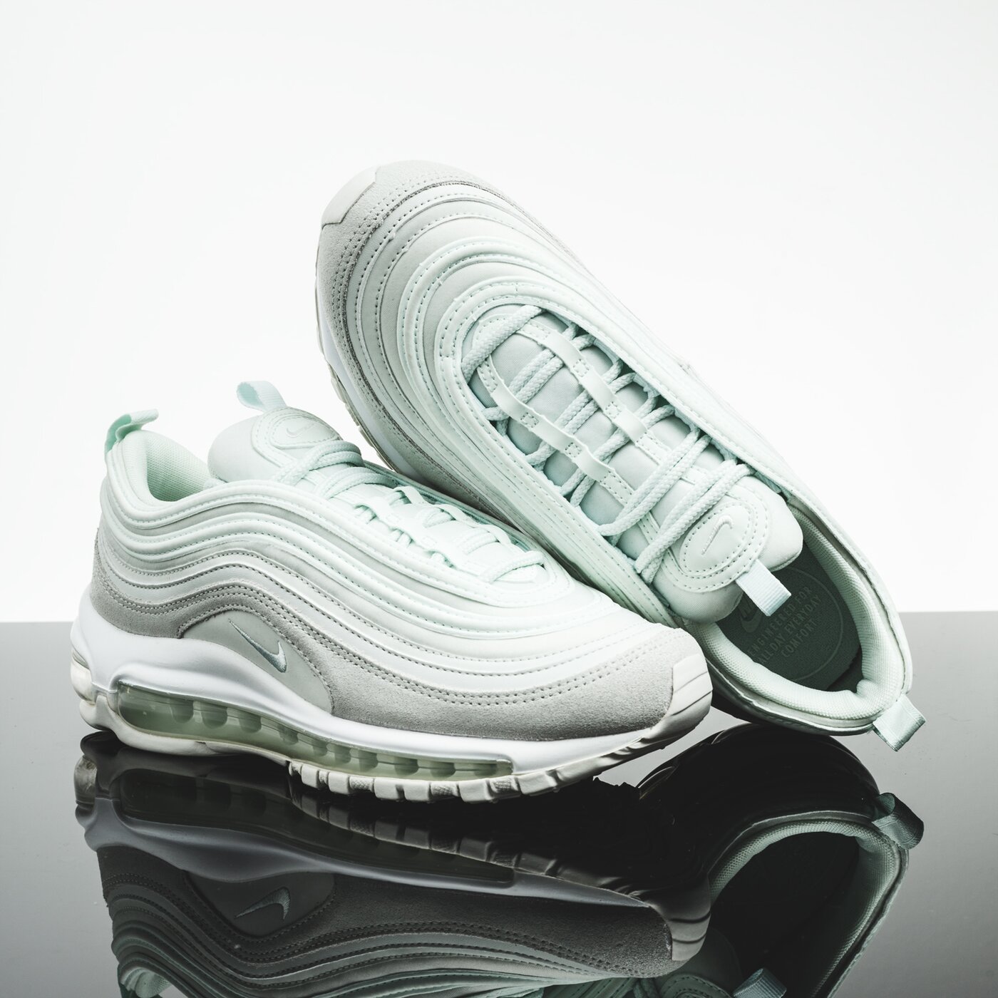 Damskie sneakersy (buty) NIKE W AIR MAX 97 PRM 917646-301 kolor zielony