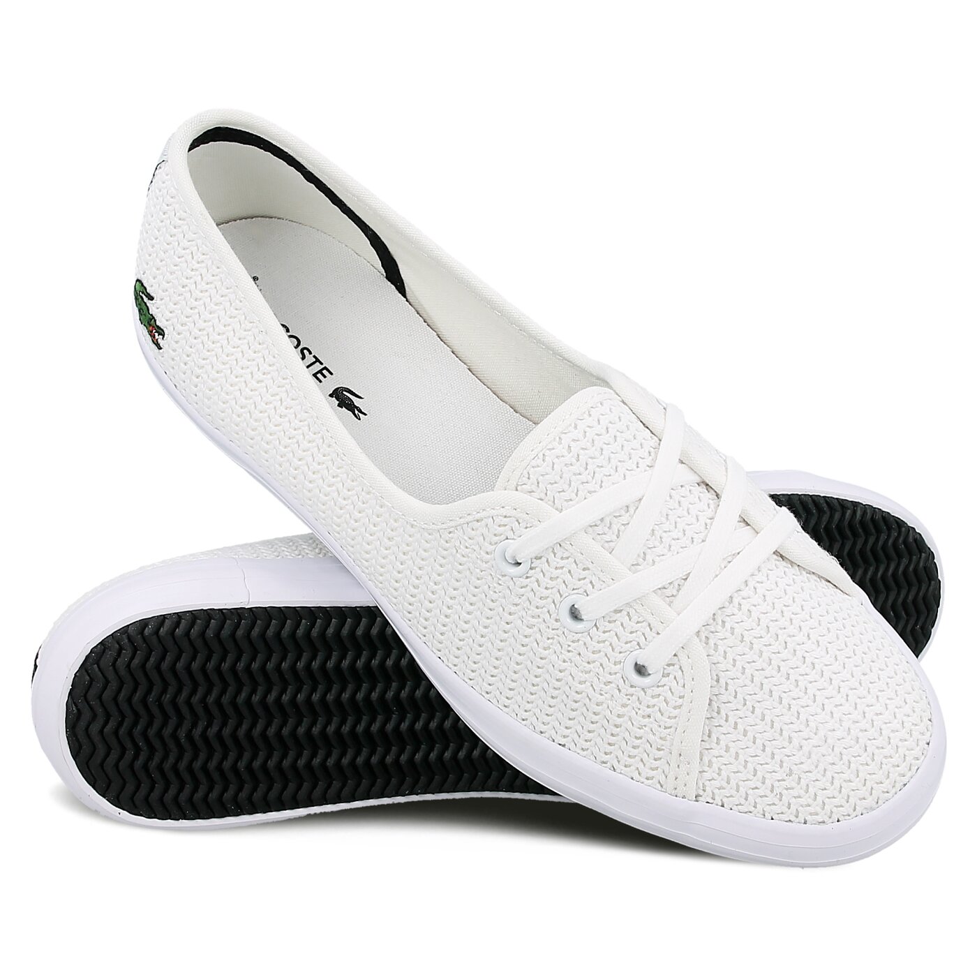 Damskie sneakersy (buty) LACOSTE ZIANE CHUNKY 217 1 733caw1075001 kolor biały