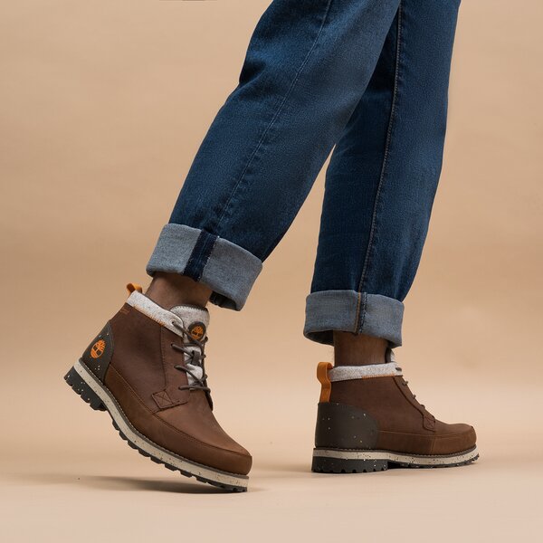 Męskie buty za kostkę TIMBERLAND TIMBERCYCLE EK CHUKKA tb0a5n18az81 kolor brązowy