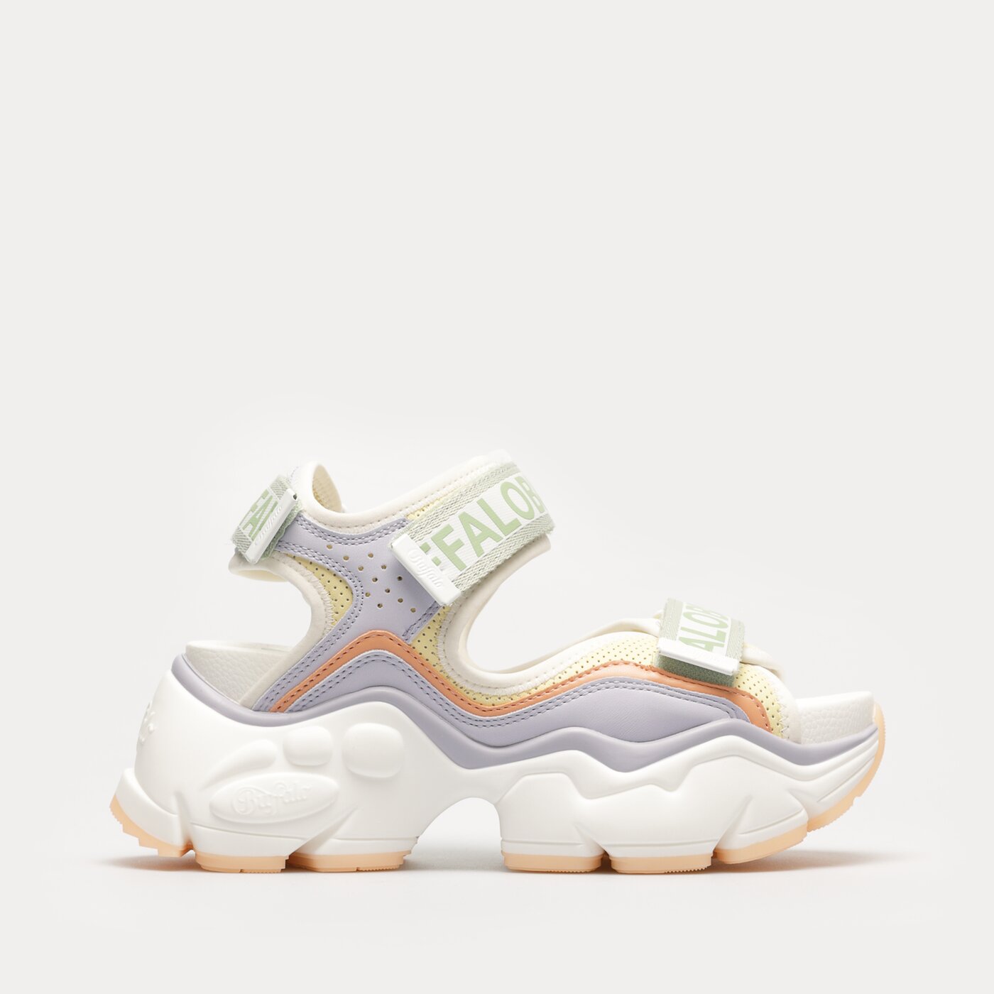 Damskie sandały BUFFALO BINARY 0 1602115 kolor niebieski