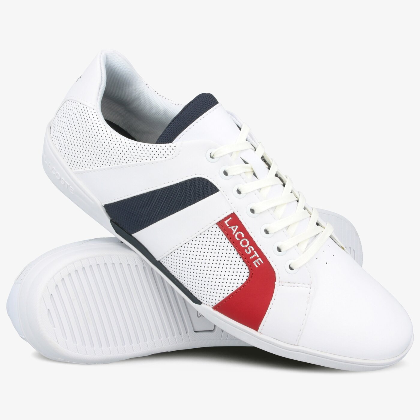 Męskie sneakersy (buty) LACOSTE CHAYMON CLUB 120 1 CMA 739cma0072042 kolor biały