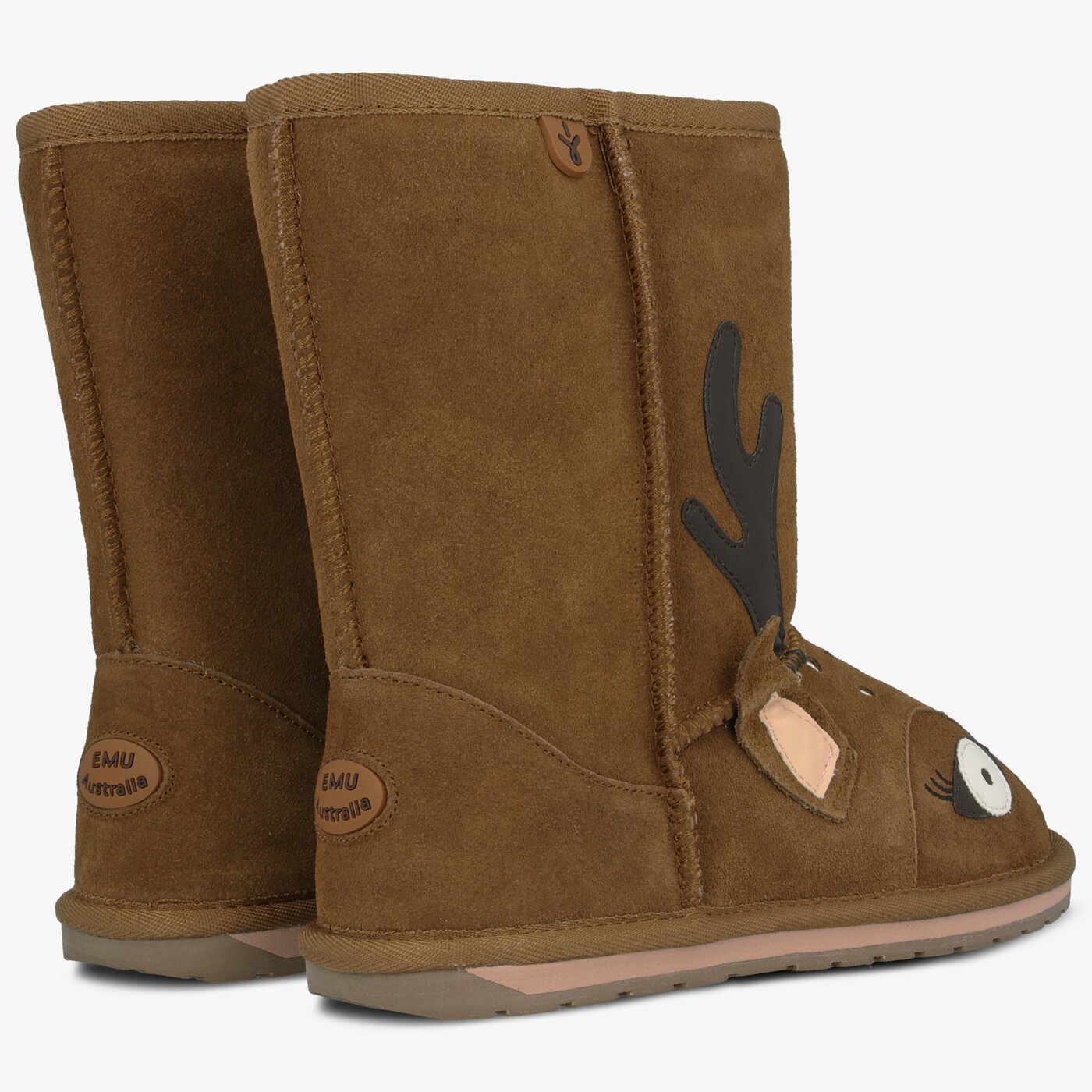 Dziecięce buty za kostkę EMU DEER k12073chestnut kolor brązowy