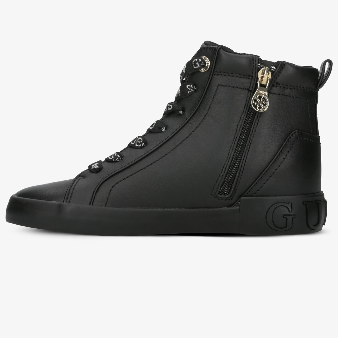 Damskie trampki GUESS PORTLY fl5porlea12black kolor czarny