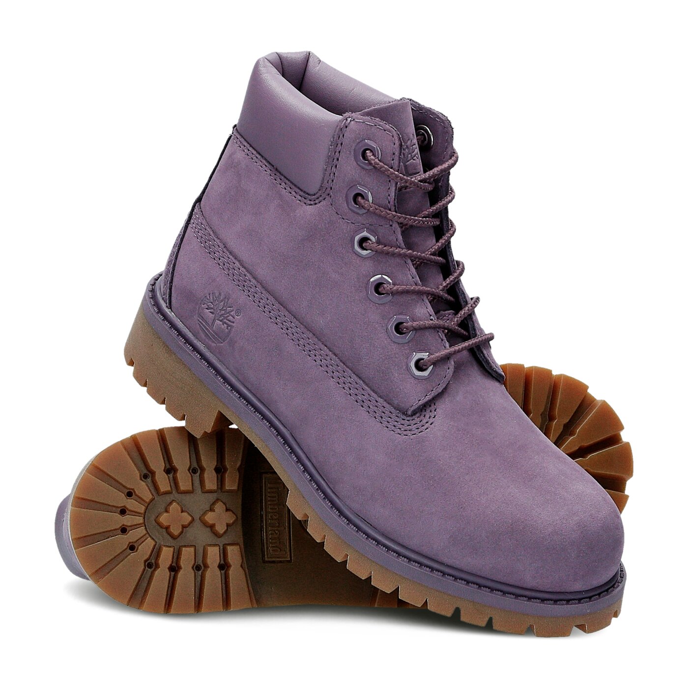 Dziecięce trapery TIMBERLAND PREMIUM 6 INCH WP BOOT  a1ocr kolor fioletowy