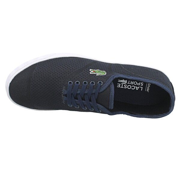 Męskie sneakersy (buty) LACOSTE RENE II MESH PIQ  729spm2008db4 kolor granatowy