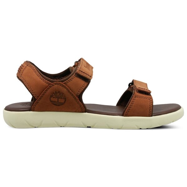 Dziecięce sandały / klapki TIMBERLAND NUBBLE SANDAL LTHR 2 STR ca1rah kolor brązowy