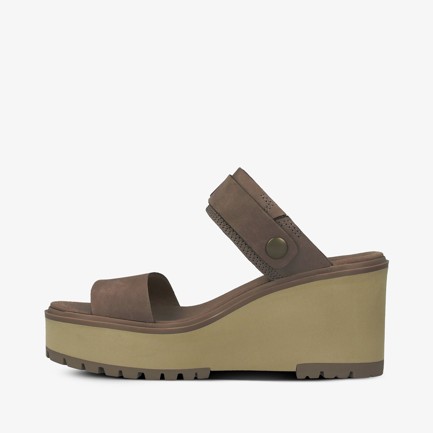 Damskie sandały TIMBERLAND KORALYN 2 BAND WEDGE WOMENS tb0a26t29291 kolor beżowy