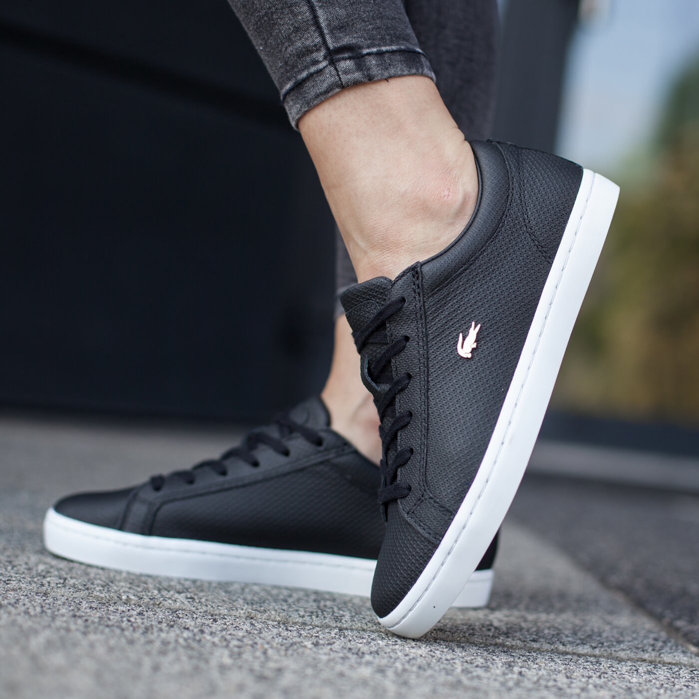 LACOSTE STRAIGHTSET 316 3 CZARNY 