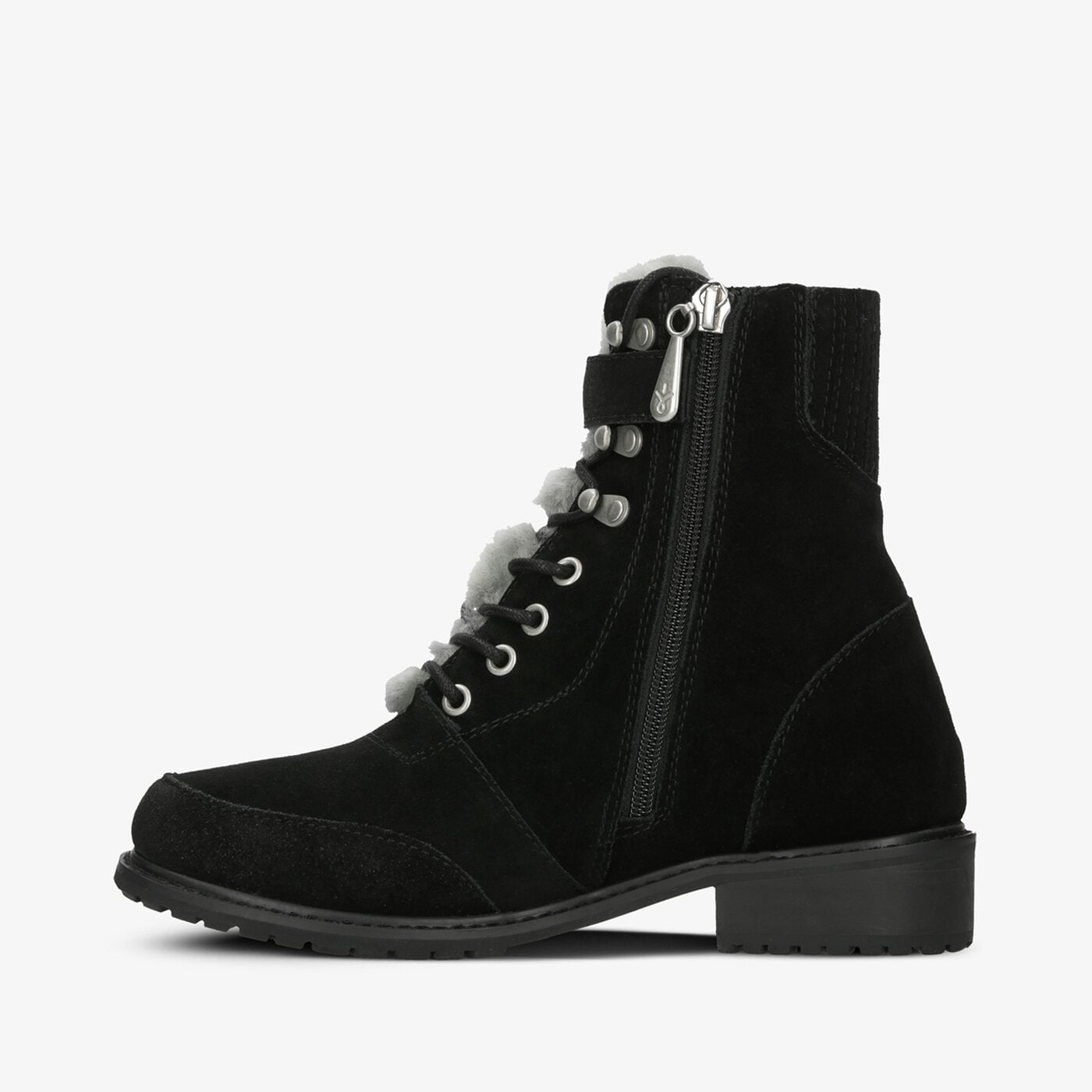 Damskie botki / sztyblety EMU AUSTRALIA WALDRON w12049black kolor czarny