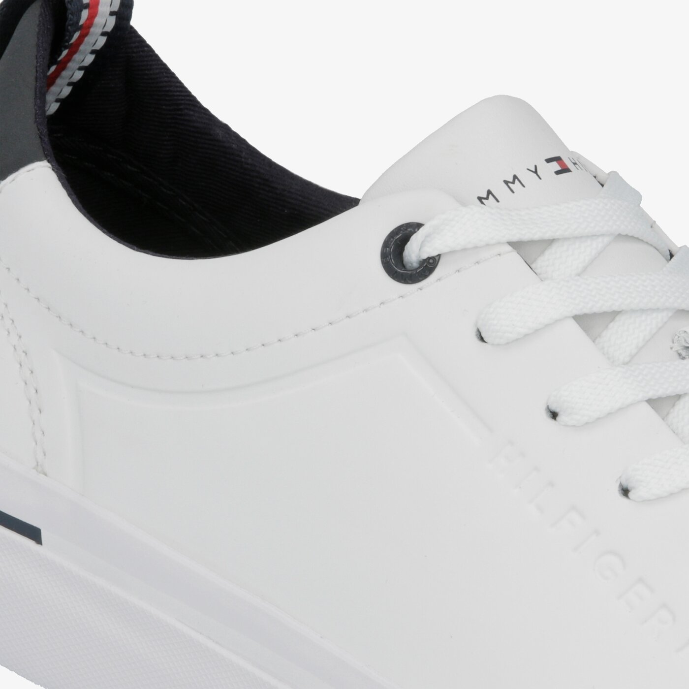 Męskie trampki TOMMY HILFIGER LEON 16A fm0fm02285100 kolor biały