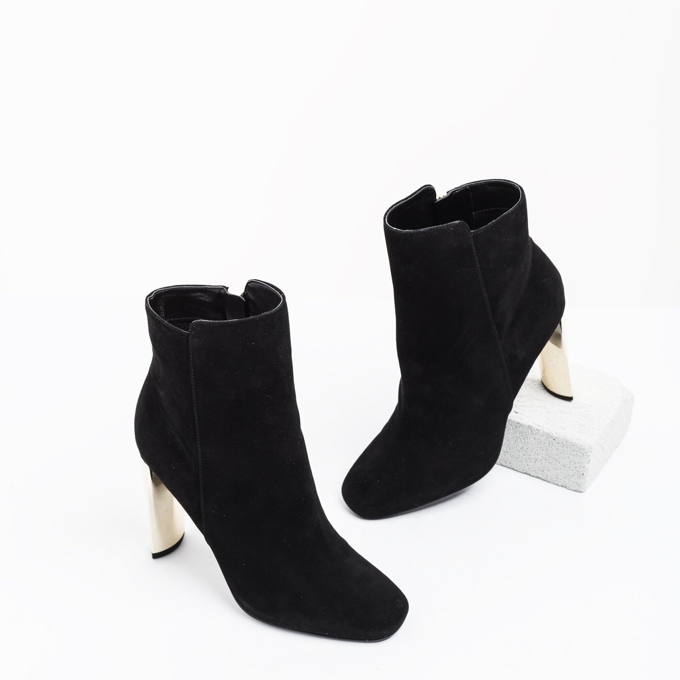 Damskie botki / sztyblety GUESS KITTY flkiy4sue10black kolor czarny