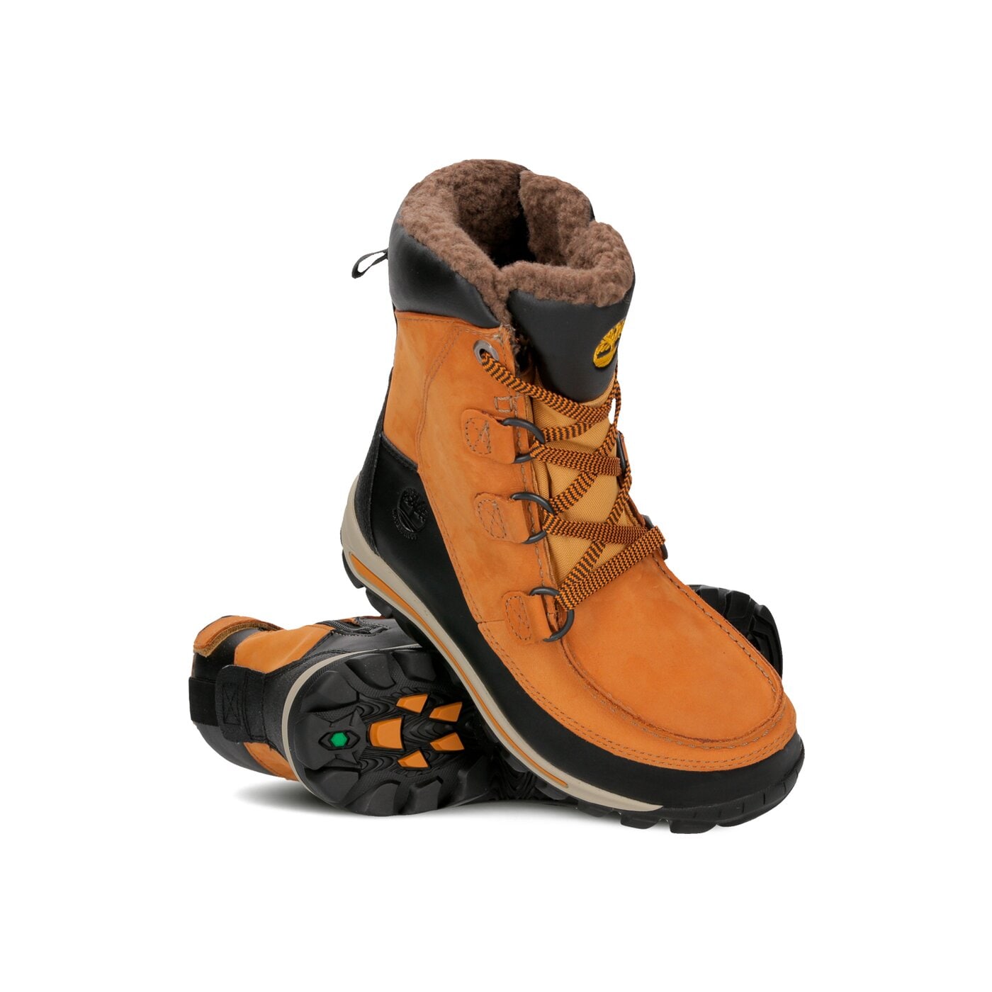 Dziecięce buty outdoor / trekkingowe TIMBERLAND CHILLBERG HP WP BOOT tb03571r2311 kolor żółty