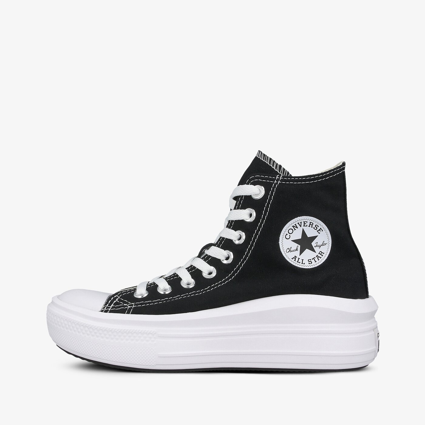 Damskie trampki CONVERSE CHUCK TAYLOR ALL STAR MOVE HIGH  568497c kolor czarny