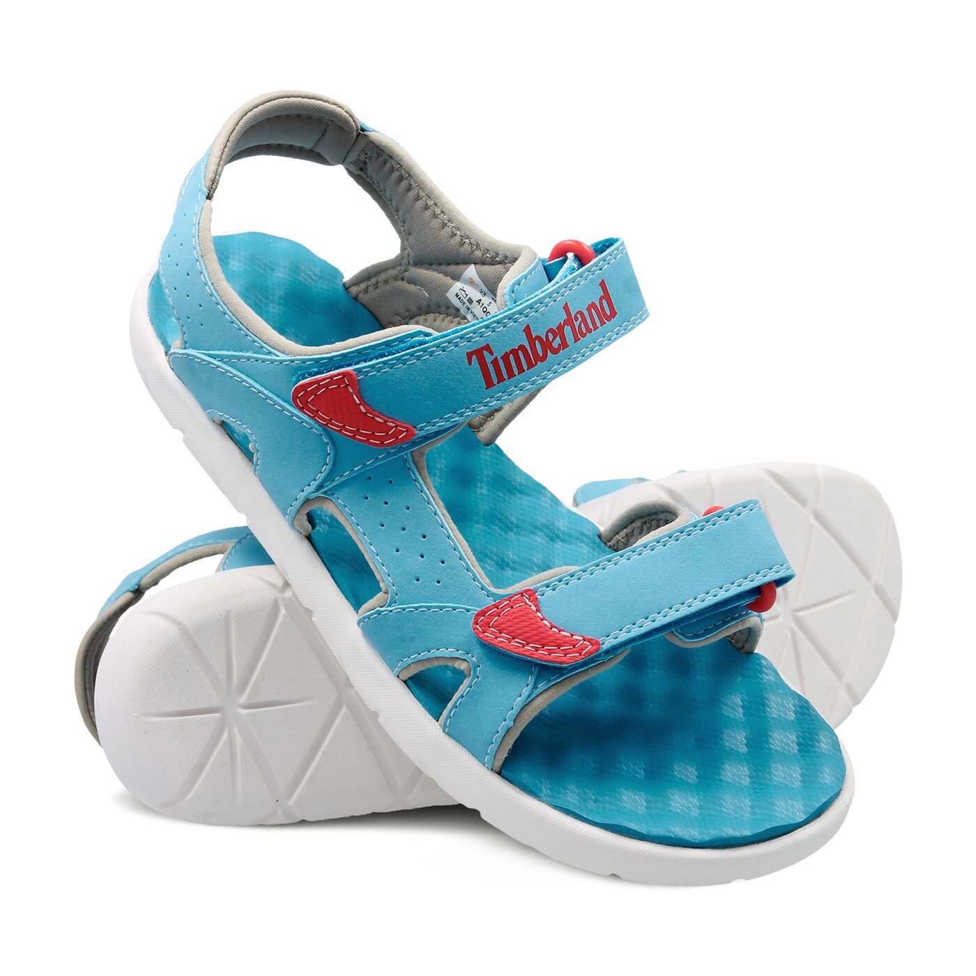 Dziecięce sandały / klapki TIMBERLAND PERKINS ROW 2-STRAP a1qg7 kolor niebieski