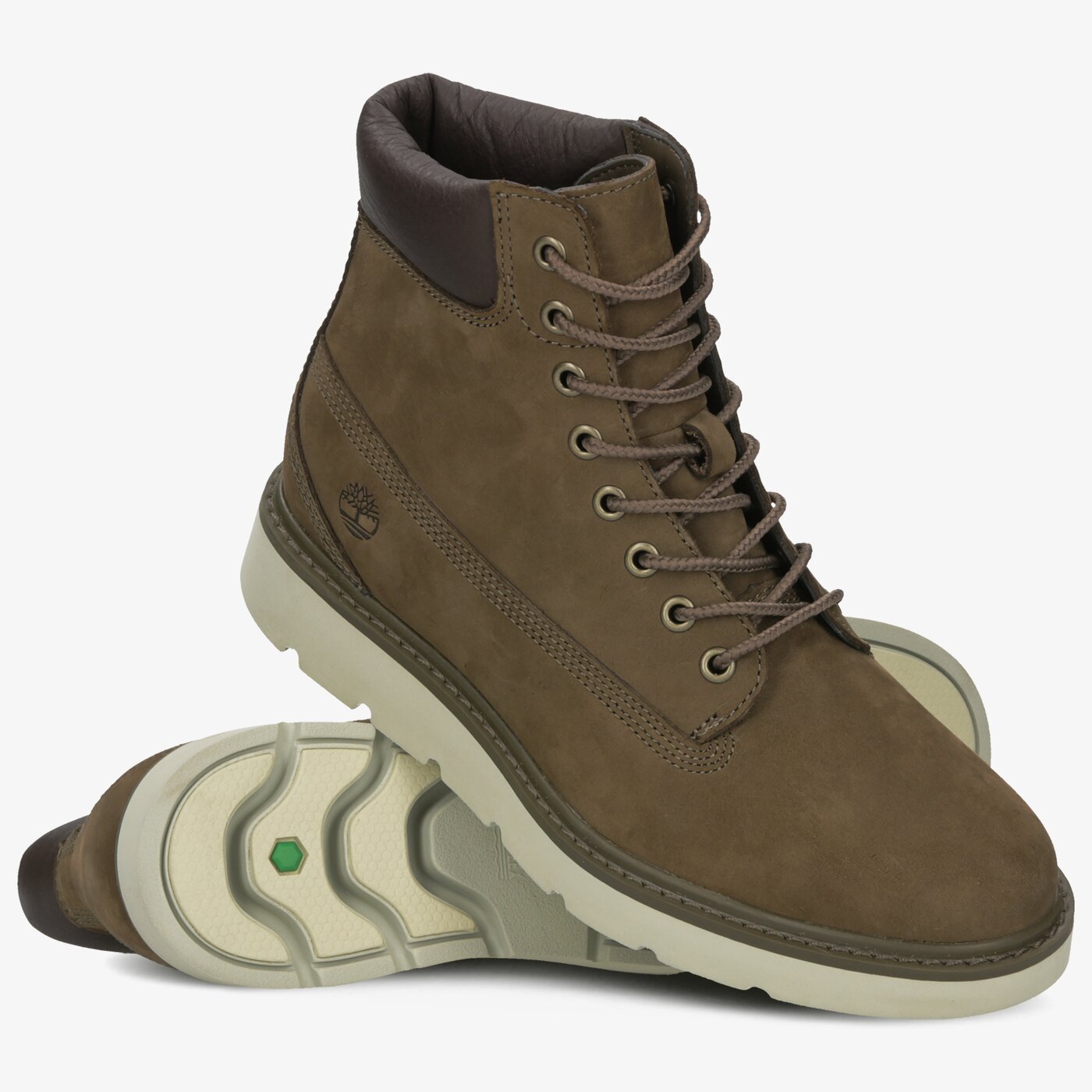 Damskie botki / sztyblety TIMBERLAND KENNISTON 6IN LACE UP a1s76 kolor khaki