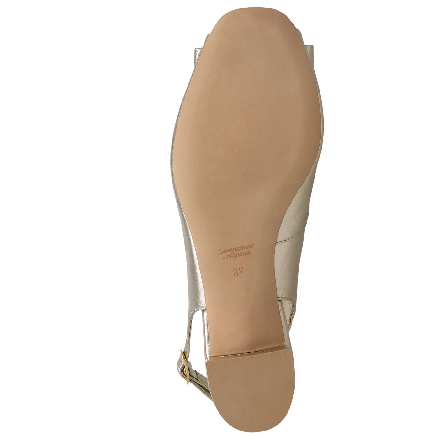 Damskie sandały SYMBIOSIS AURORA SANDALS CHAMPAGNE 928m1 kolor złoty