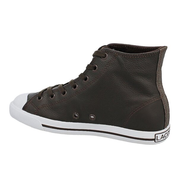 Damskie trampki LACOSTE L27 MID HHI 728spw1132db2 kolor brązowy
