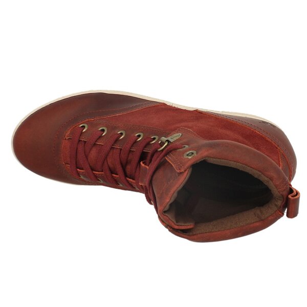 Damskie botki / sztyblety TIMBERLAND BALLARD HIKER LIFT  8703r kolor bordowy