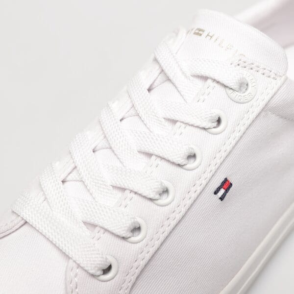 Damskie półbuty TOMMY HILFIGER ESSENTIAL STRIPES SNEAKER fw0fw06954ybs kolor biały