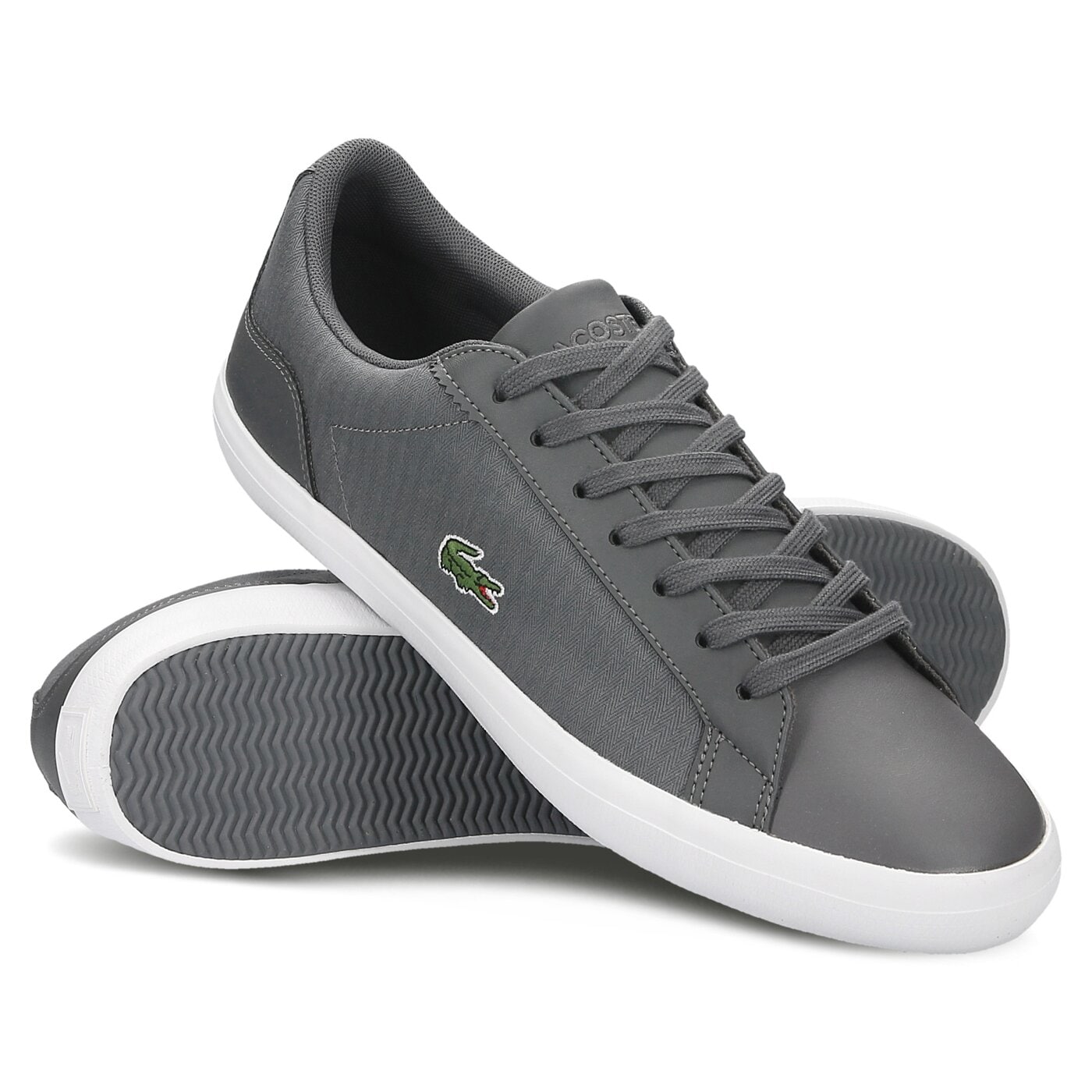 Męskie trampki LACOSTE LEROND 316 1 732spm0027248 kolor szary