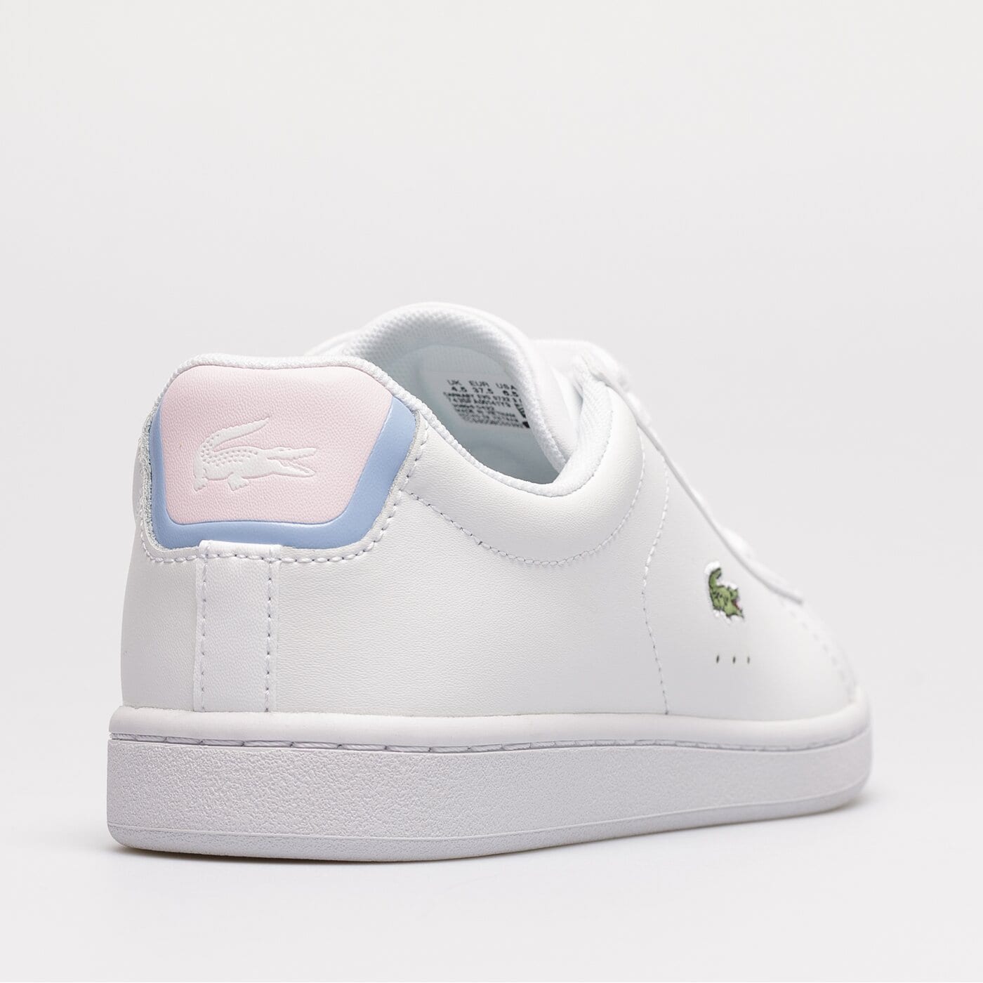Damskie sneakersy (buty) LACOSTE CARNABY EVO 0722 1 SFA 743SFA00141Y9 743sfa00141y9 kolor biały