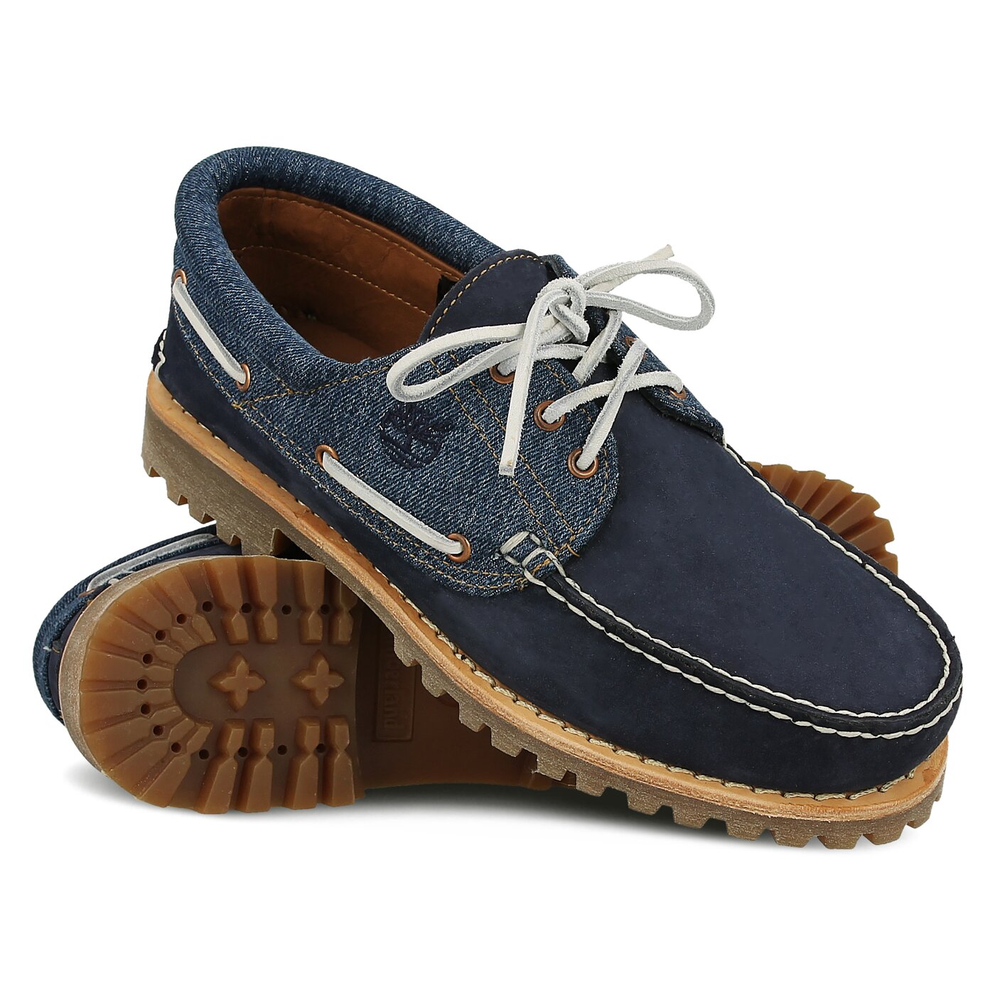 Męskie mokasyny TIMBERLAND AUTHENTICS 3 EYE F/ L LUG a1fk2 kolor granatowy