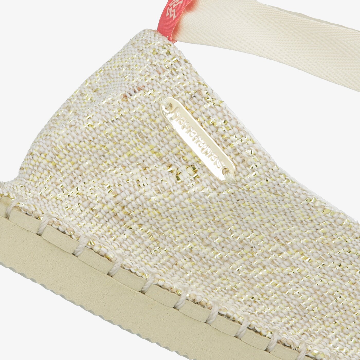 Damskie espadryle HAVAIANAS ORIGINE SLIM SHINE 41392880121 kolor biały