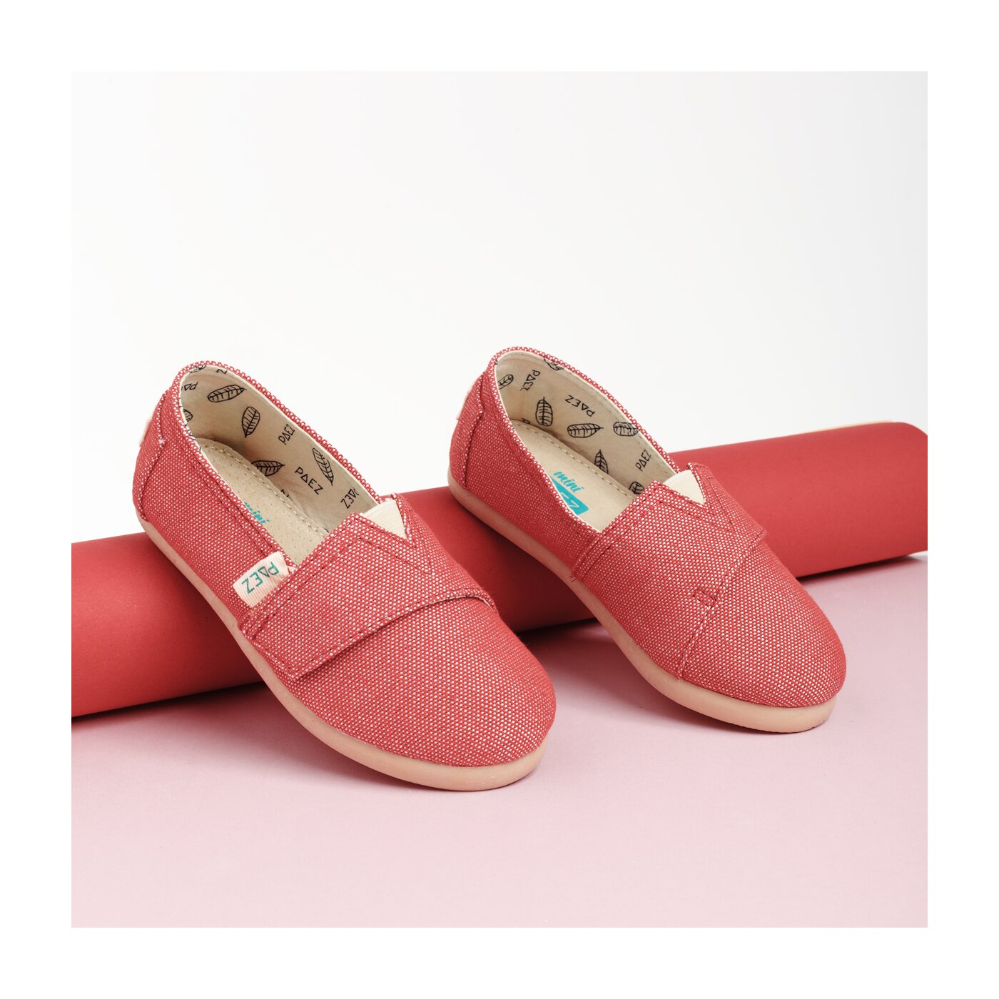 Dziecięce półbuty PAEZ ORIGINAL GUM CORAL 1930501b1001520 kolor czerwony