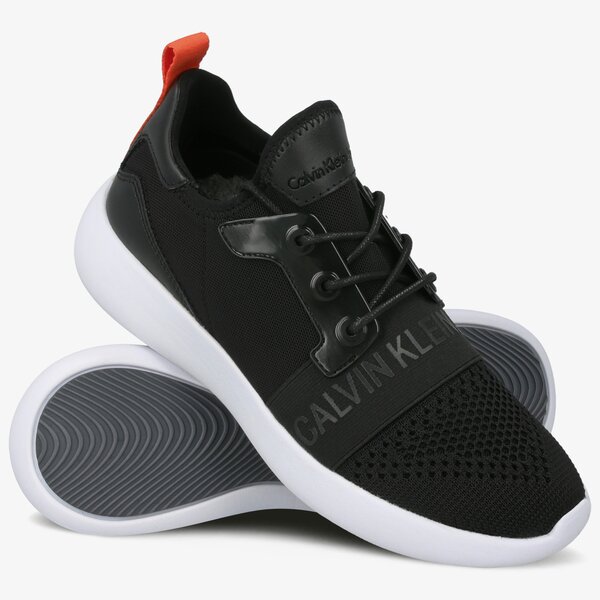 Damskie sneakersy (buty) CALVIN KLEIN MERYL re9809001 kolor czarny