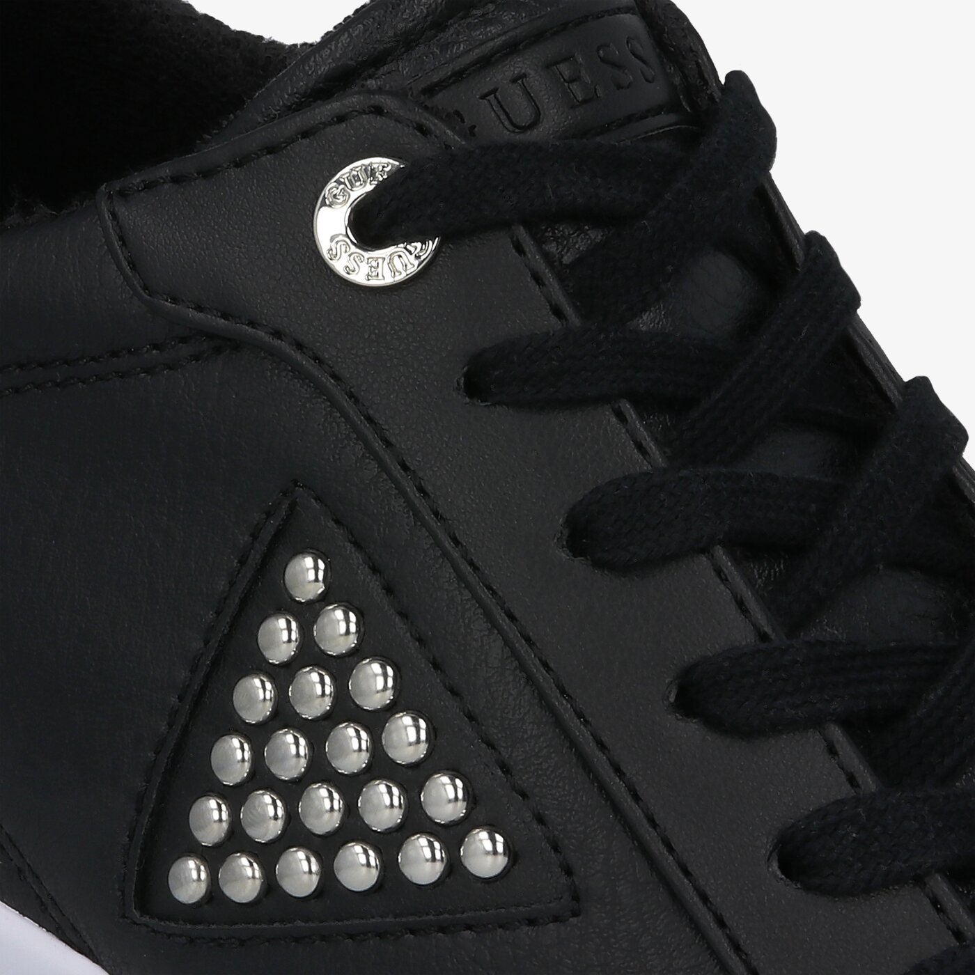 Damskie sneakersy (buty) GUESS PAYSIN fl7pan ele12black kolor czarny