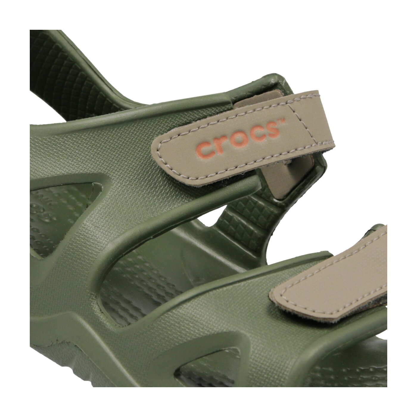 Dziecięce sandały / klapki CROCS SWIFTWATER RIVER SANDAL K 204988309i kolor khaki