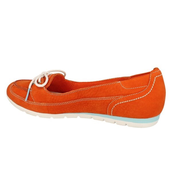 Damskie mokasyny i półbuty TIMBERLAND EK BOAT SHOE  8951r kolor pomarańczowy