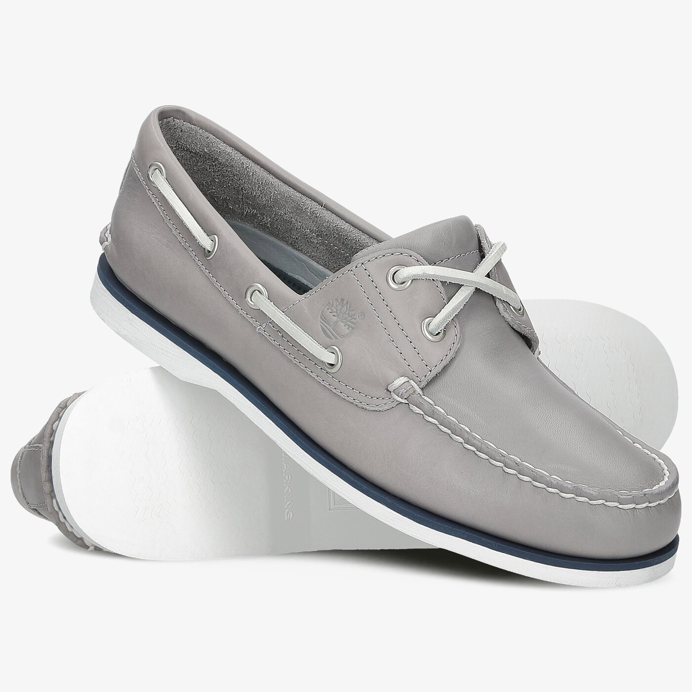 Męskie mokasyny TIMBERLAND CLASSIC BOAT 2 EYE tb0a418s0851 kolor szary