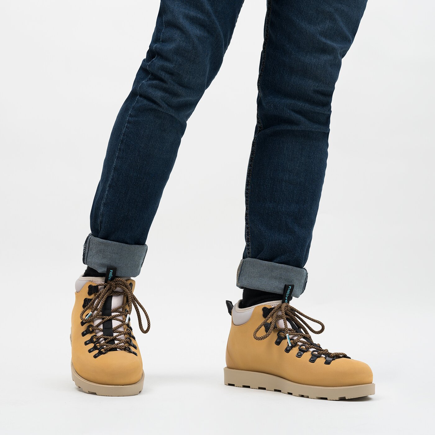 Męskie buty outdoor (trekkingowe) NATIVE FITZSIMMONS CITYLITE BLOOM 31106848-2195 kolor żółty