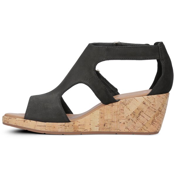 Damskie sandały CLARKS UN PLAZA STRAP 26132320 kolor czarny