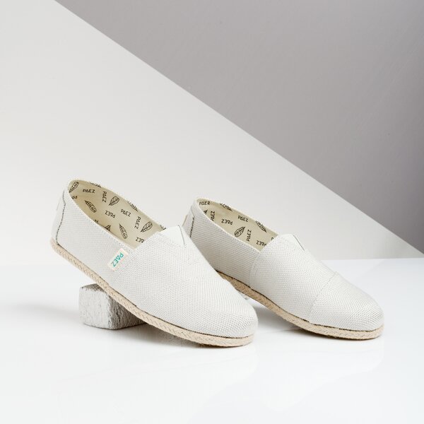 Damskie espadryle PAEZ ORIGINAL RAW CLASSIC DAY & SPARKS SILVER co30201s1202-105 kolor beżowy