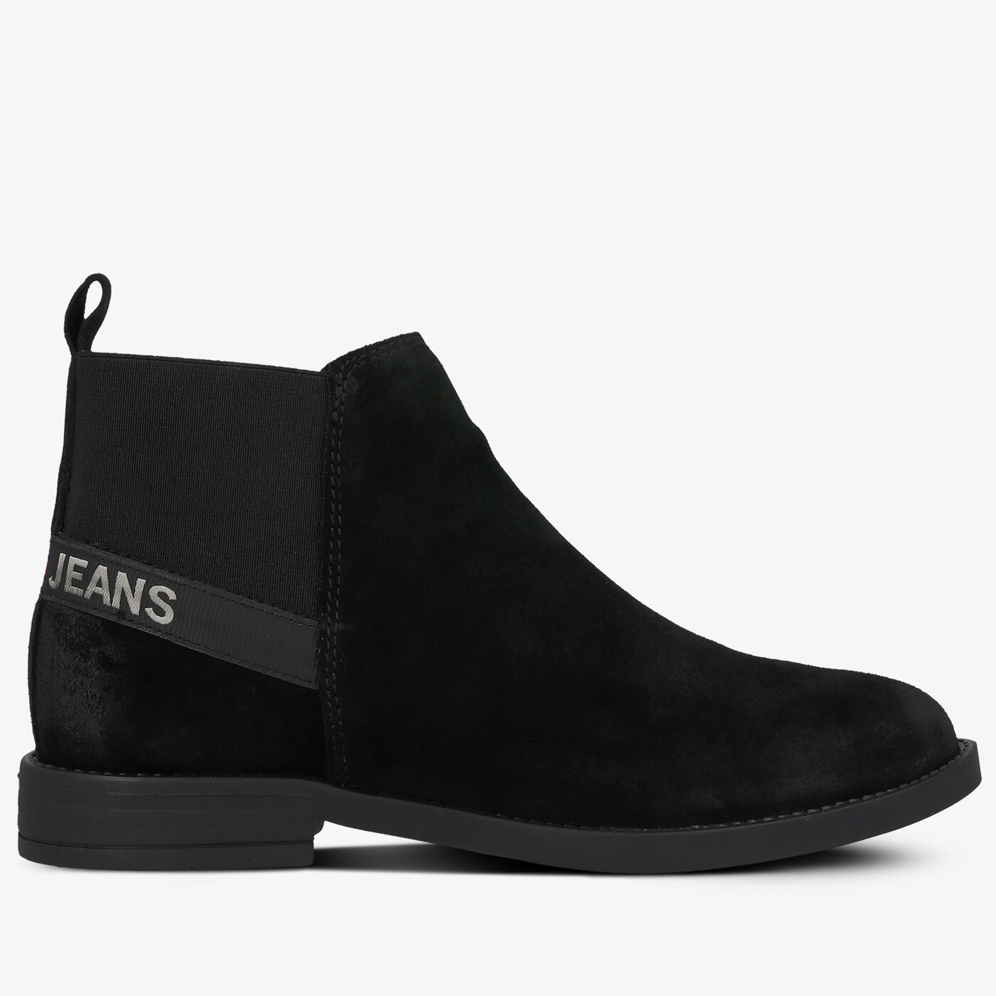 Damskie botki / sztyblety TOMMY HILFIGER GETTY 6B ESSENTIAL SUEDE en0en01148bds kolor czarny