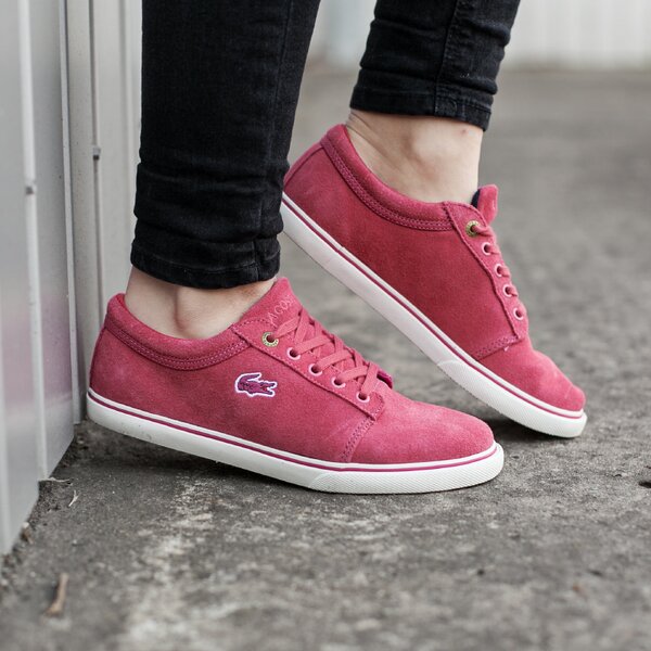 Damskie sneakersy (buty) LACOSTE VAULTSTAR SLEEK 730srw4113124 kolor różowy